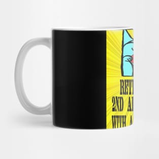 retirement, retire, cat, pop Mug